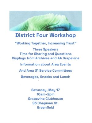 District 4 Workshop flyer